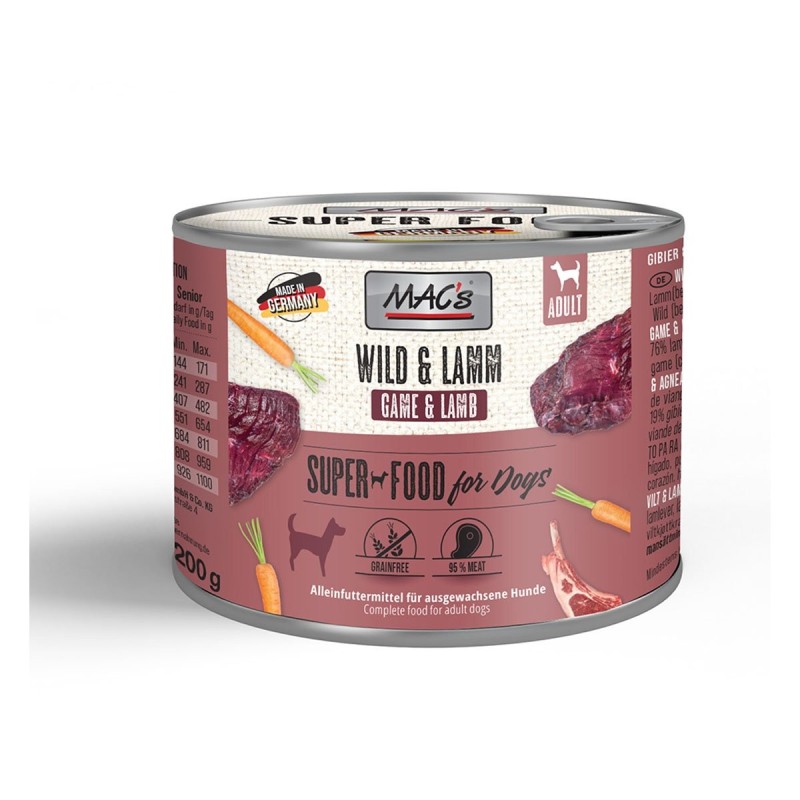 MAC's Dog Wild und Lamm 6x200g