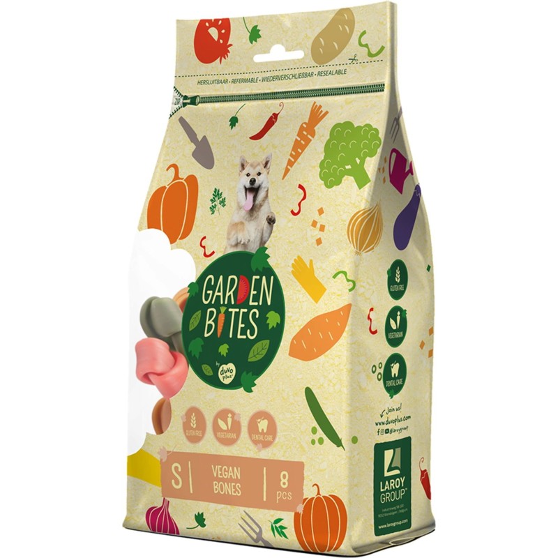 Duvoplus Garden Bites vegan bones S - 11cm - 8 Stk