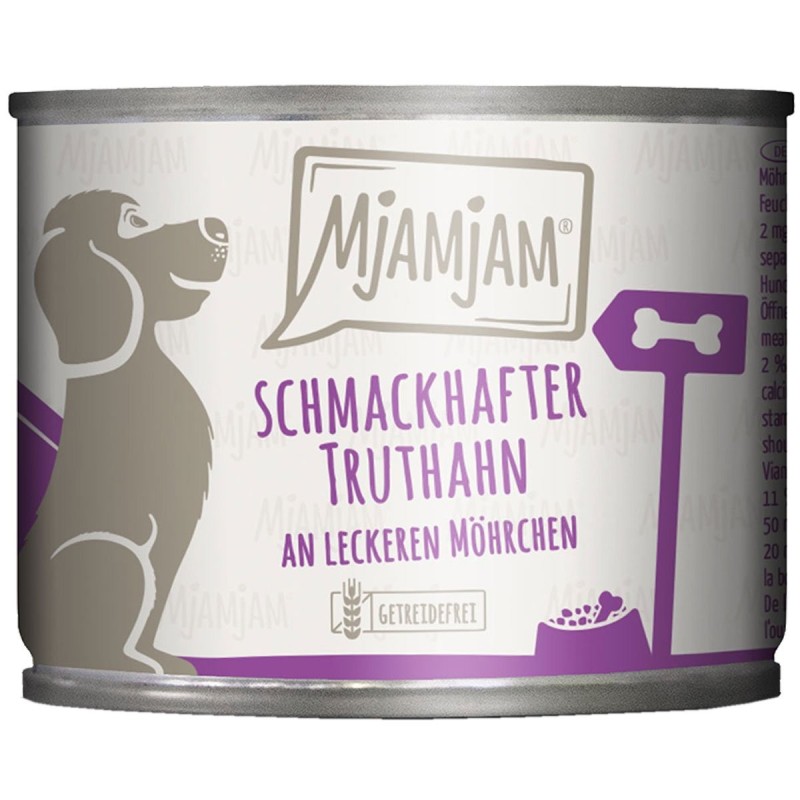 MjAMjAM schmackhafter Truthahn an leckeren Möhrchen 6x200g