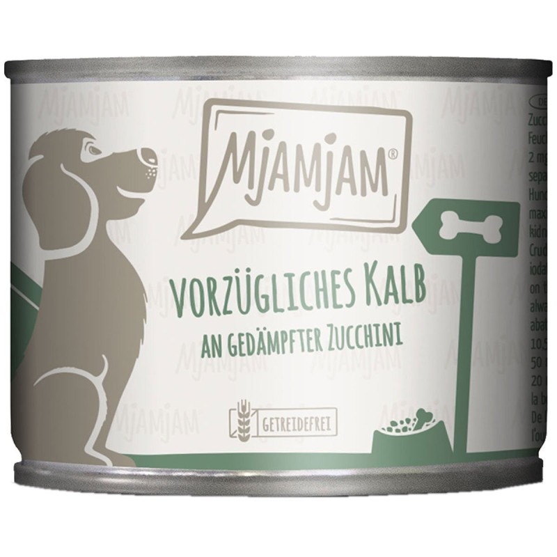 MjAMjAM vorzügliches Kalb an gedämpfter Zucchini 6x200g