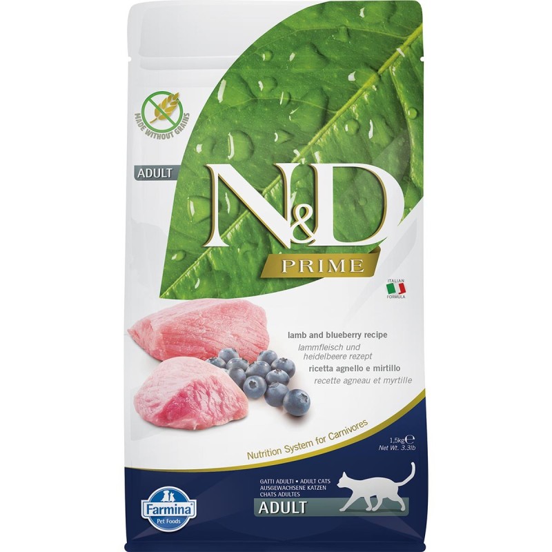 N/D Katzenfutter Lamm/Heidelbeeren Adult getreidefrei 1,5kg