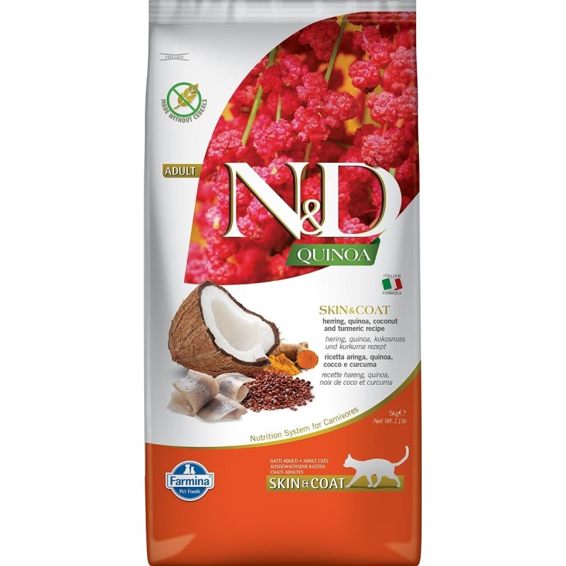 N/D Cat Quinoa Skin / Coat Herring 5kg