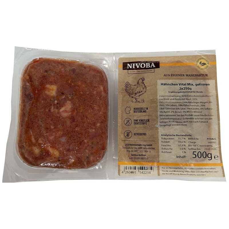 Nivoba Hähnchen Vital Mix 14x2x250g