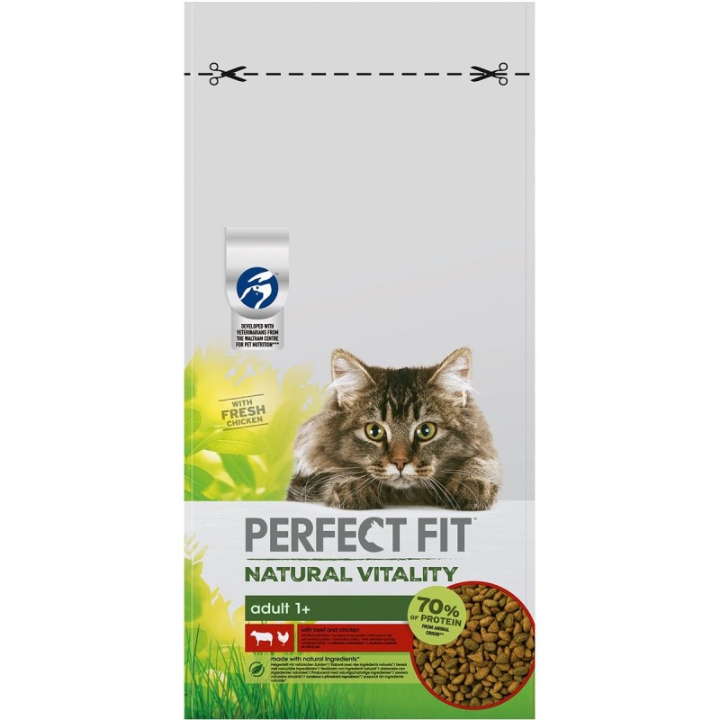 PERFECT FIT Katze Natural Vitality Adult 1und  mit Rind und Huhn 6kg