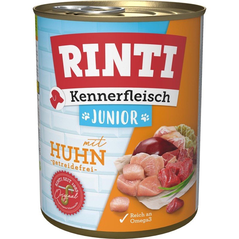 Rinti Kennerfleisch Junior mit Huhn 24x800g