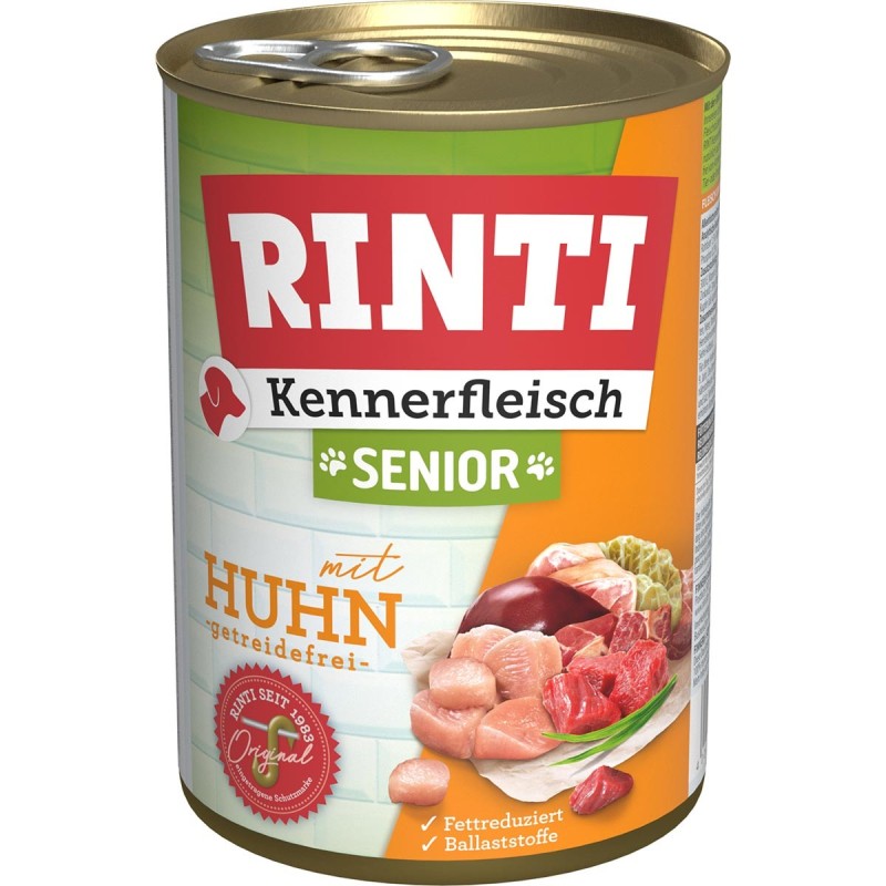 Rinti Kennerfleisch Senior mit Huhn gf 24x400g