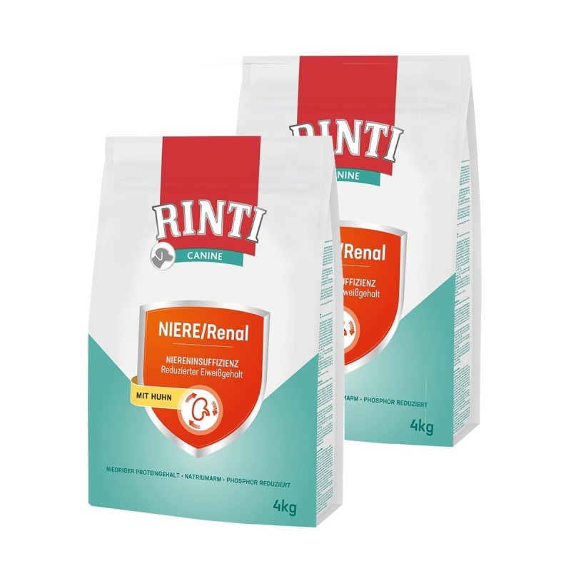 RINTI Canine Niere/Renal Huhn Trockenfutter 2x4kg