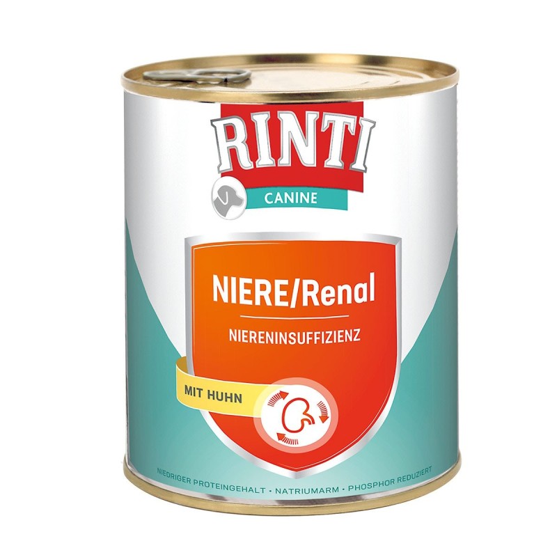 Rinti Canine Niere / Renal Huhn 12x800g