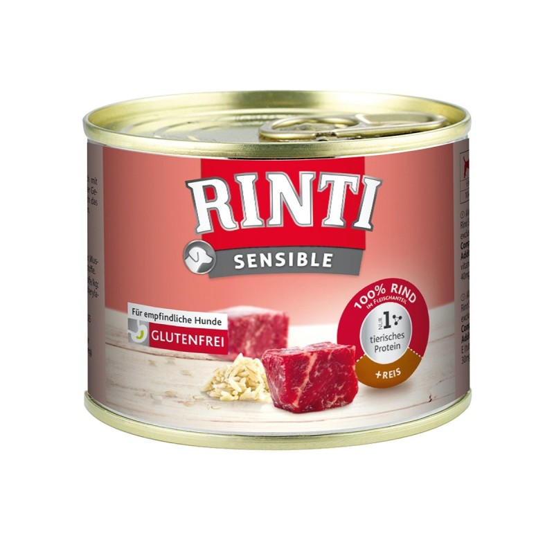 RINTI Sensible Rind und  Reis 12x185g