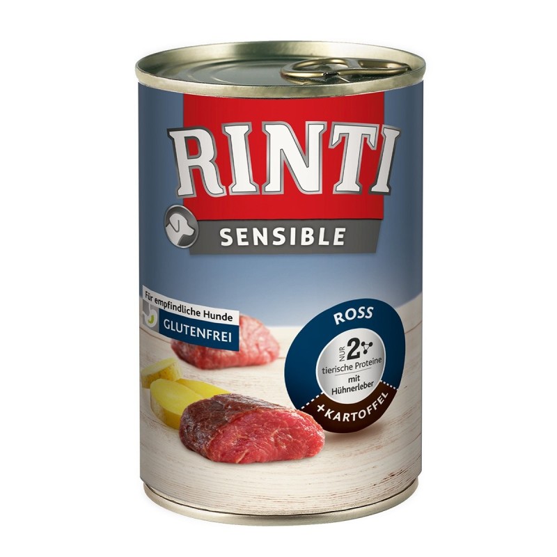 Rinti Sensible Ross / Hühnerleber / Kartoffel 6X400g