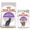 ROYAL CANIN STERILISED Trockenfutter 2kg und  STERILISED Mousse 12x85g