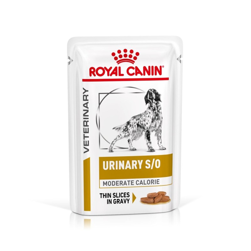 ROYAL CANIN® Veterinary URINARY S/O MODERATE CALORIE Nassfutter für Hunde 12x100g