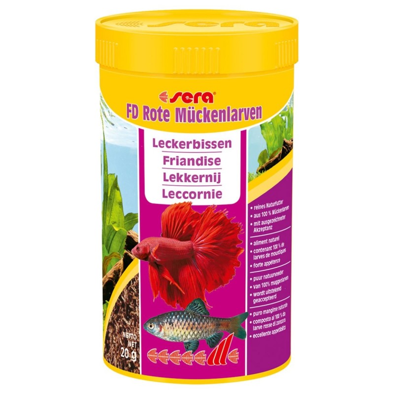 Sera FD Rote Mückenlarven 250ml