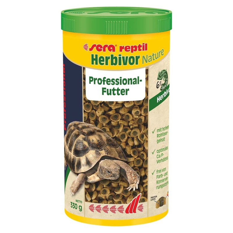 sera reptil Professional Herbivor Nature 330g