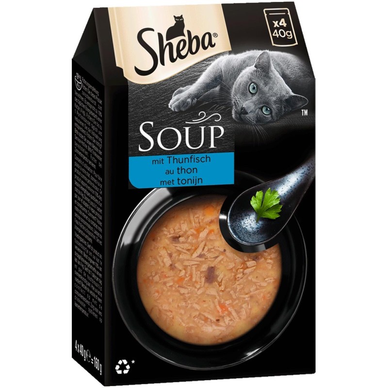 SHEBA Soup mit Thunfisch 4x40g