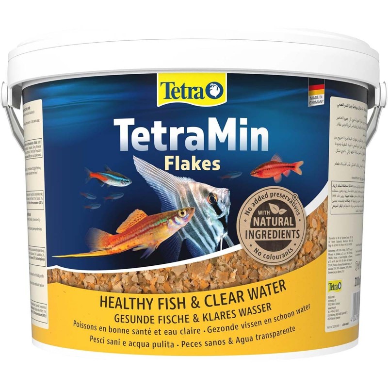 TetraMin Normalflocken Fischfutter 10l