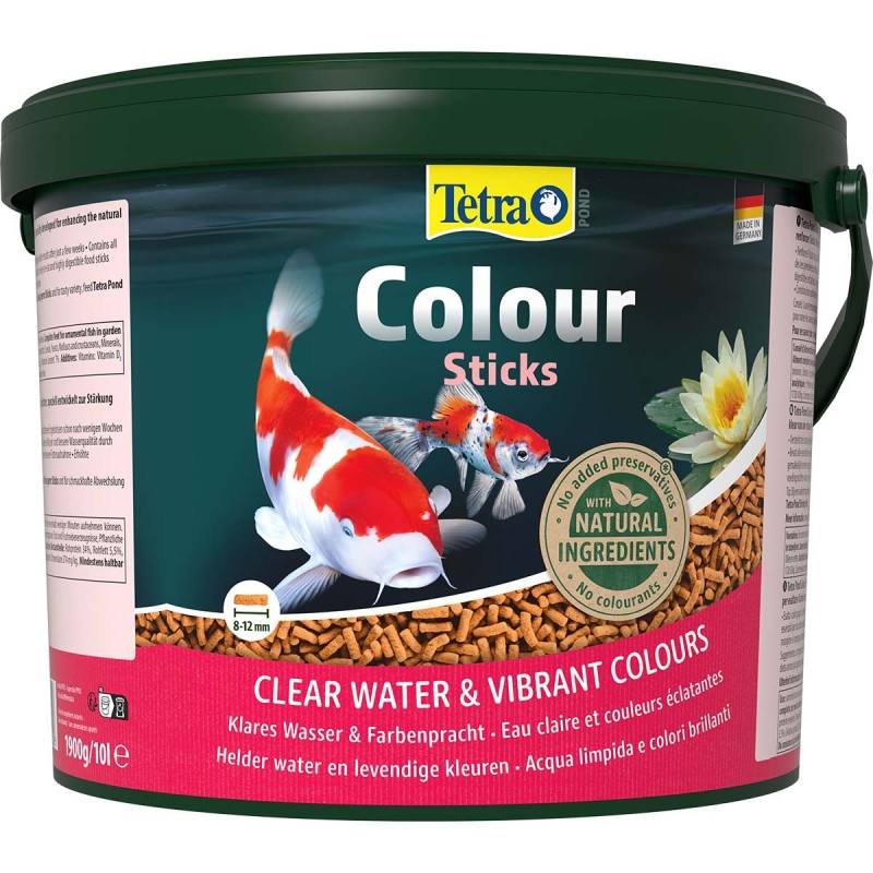 Tetra Pond Teichfischfutter Colour Sticks 10l