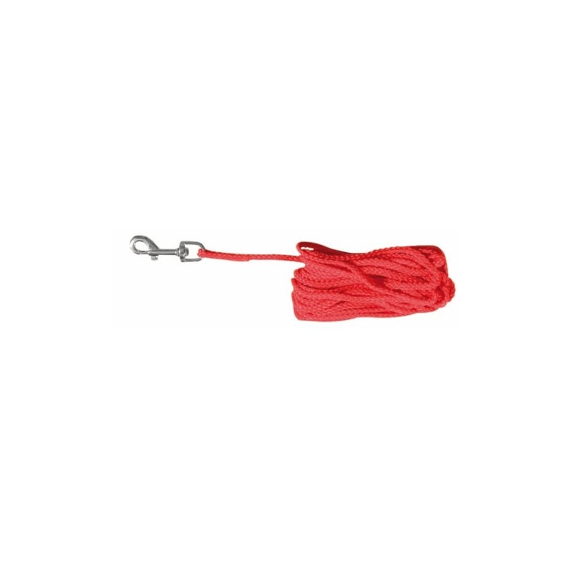 Trixie Schleppleine Nylon rot 10m