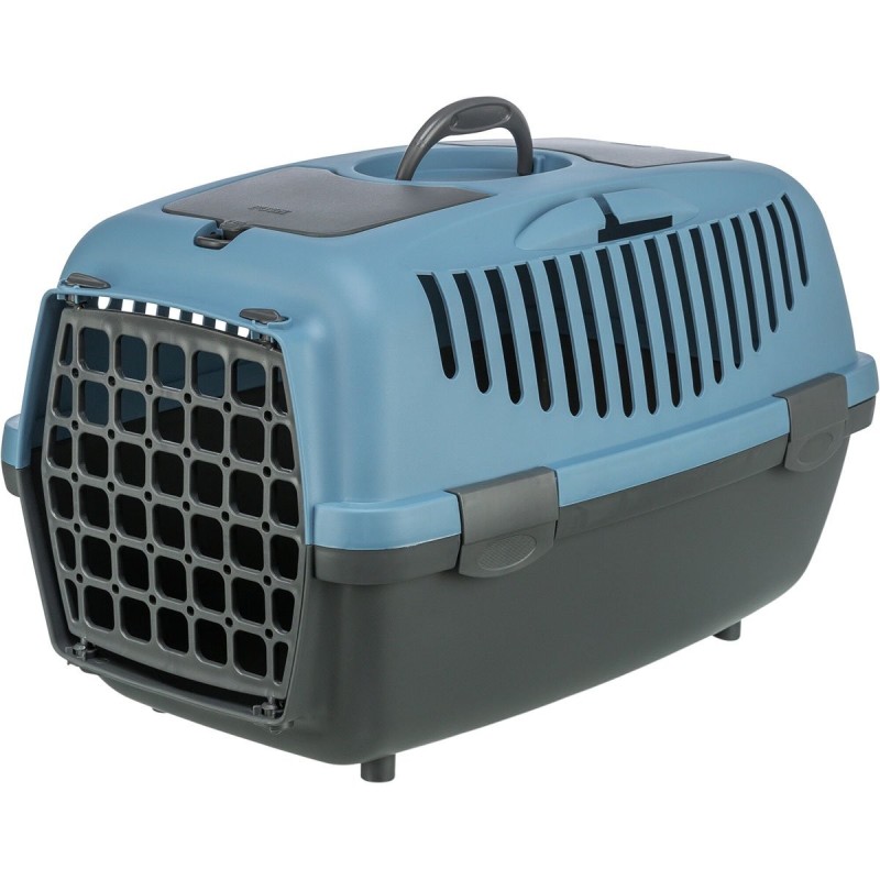 Trixie Katzen- und Hundebox Traveller Capri 3 dunkelgrau/pastellblau