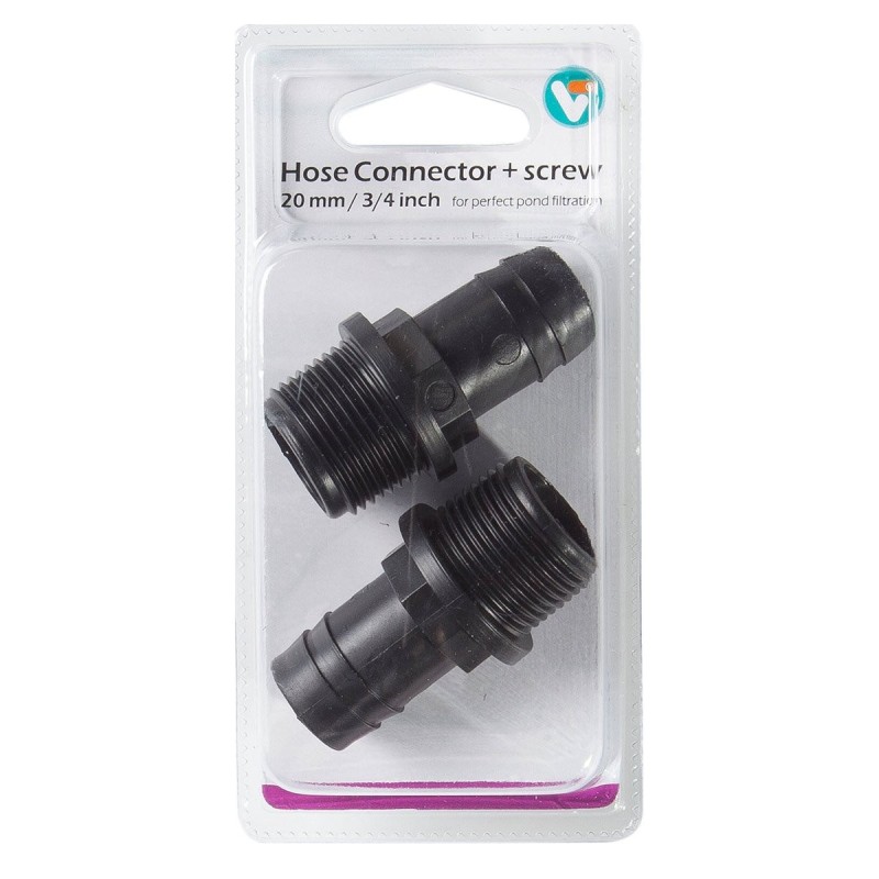 Velda Hose Connectorund Screw 20 mm 3/4 Inch