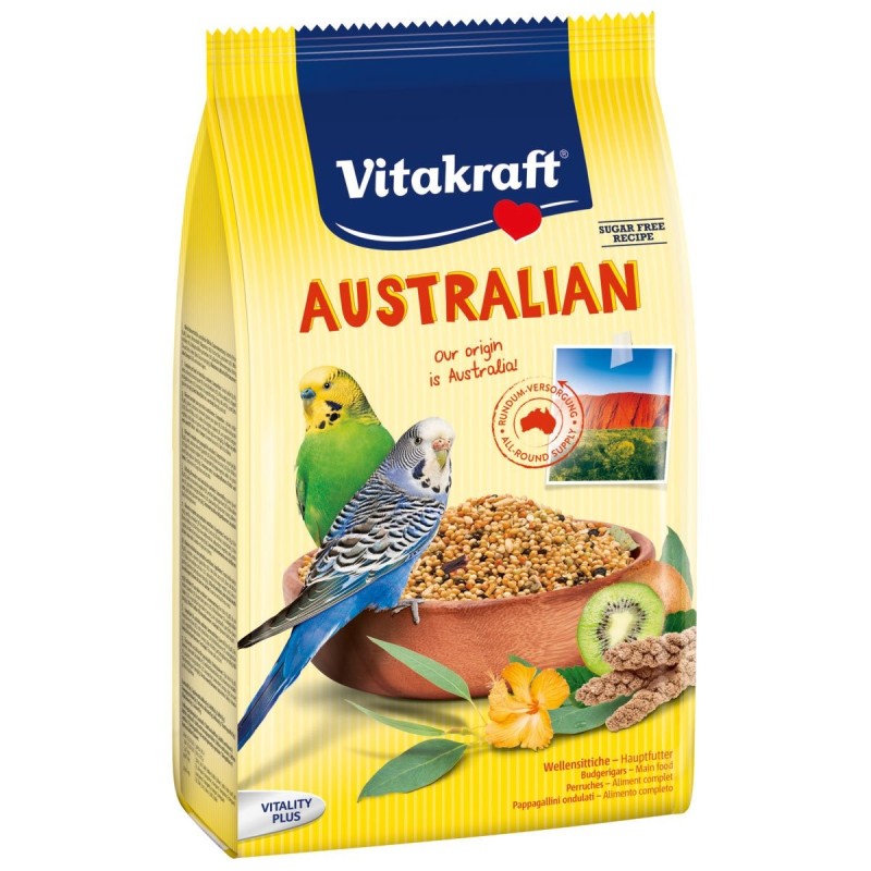 Vitakraft Australian Hauptfutter für Wellensittiche 800g