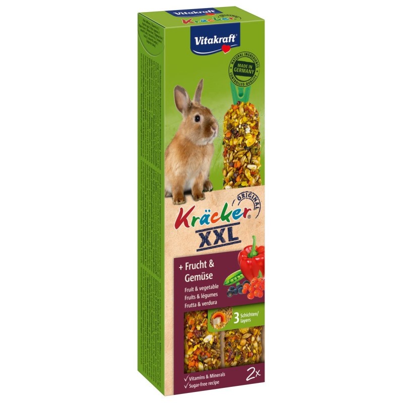 Vitakraft Kräcker XXL Frucht / Gemüse 2 Stück