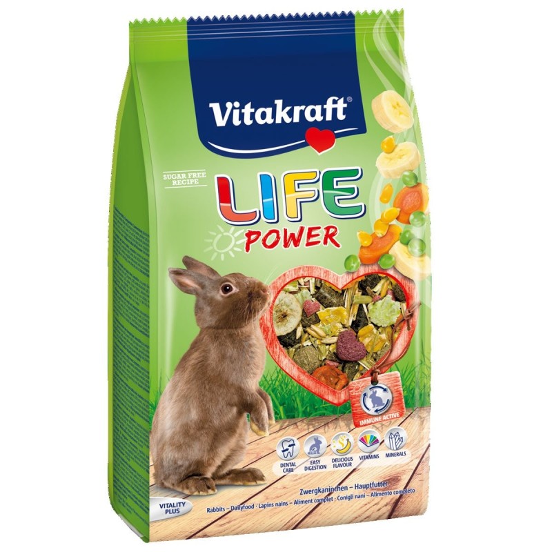 Vitakraft LIFE Power Zwergkaninchen 600g