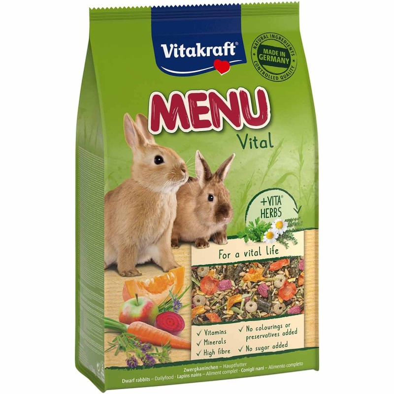 Vitakraft Menü Vital Zwergkaninchen 3kg