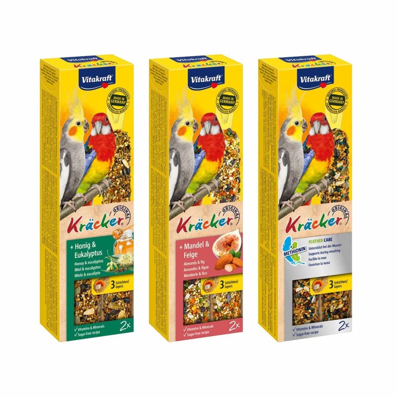 Vitakraft Kräcker Mixpaket Großsittich 6x2 Stück