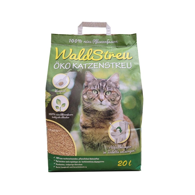 WaldStreu Öko Katzenstreu 20l