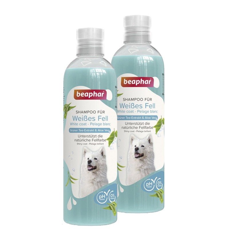 beaphar Shampoo für weißes Fell 2x250ml