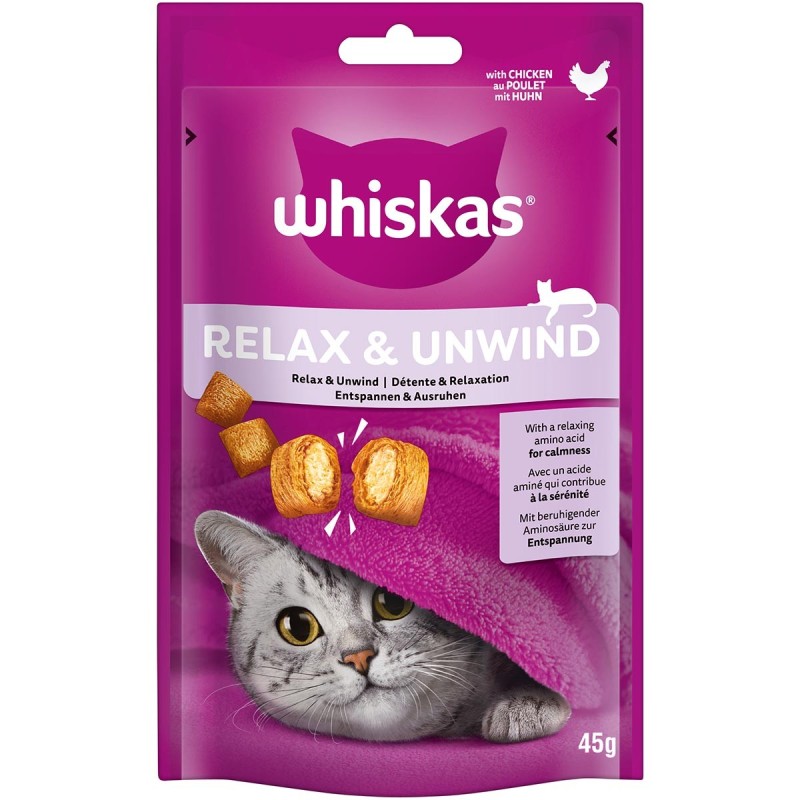 Whiskas Entspannen / Ausruhen mit Huhn 4x45g