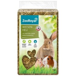 ZooRoyal Wiesenheu mit natürlichem Kräuteranteil 6x1kg