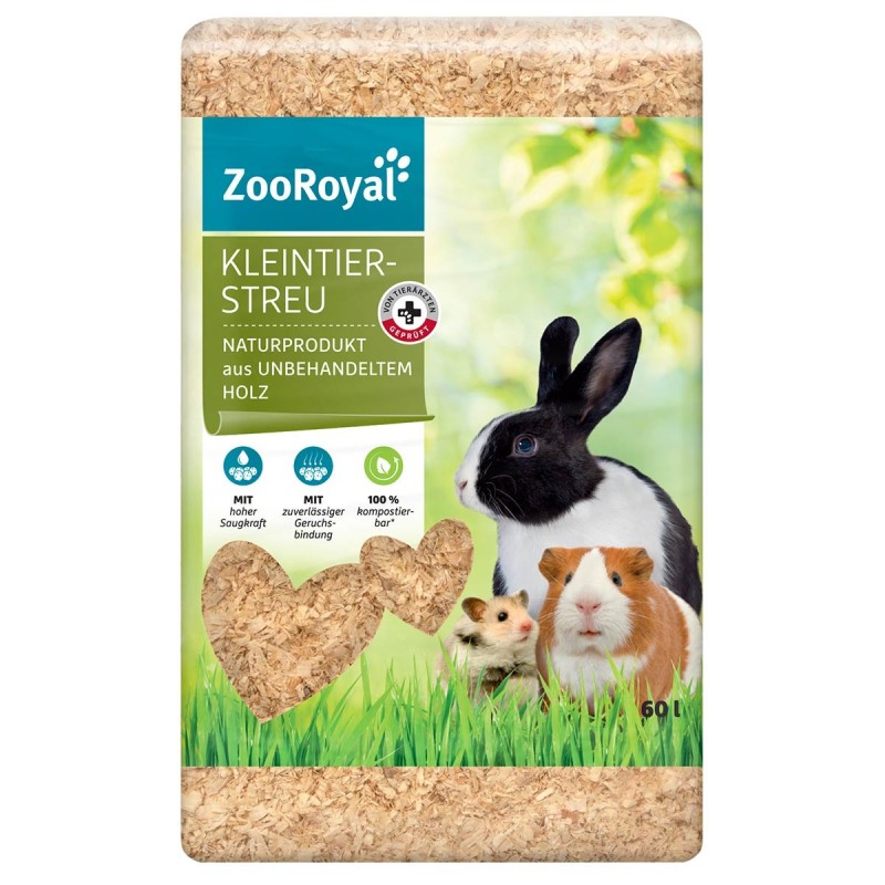 ZooRoyal Kleintierstreu 60 L