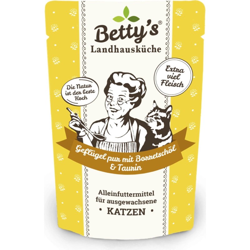 Betty's Landhausküche Frischebeutel Geflügel pur mit Borretschöl - 100 g