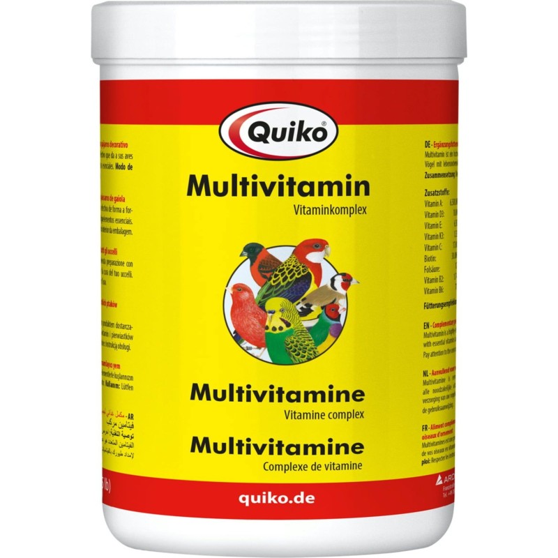 Quiko Multivitamin zur Vitaminversorgung von Ziervögeln - 750 g