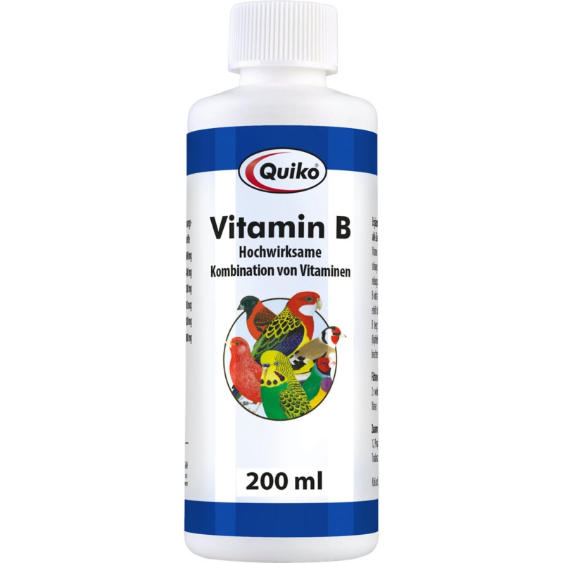 Quiko Vitamin B für die Aufzucht von Ziervögeln - 200 ml