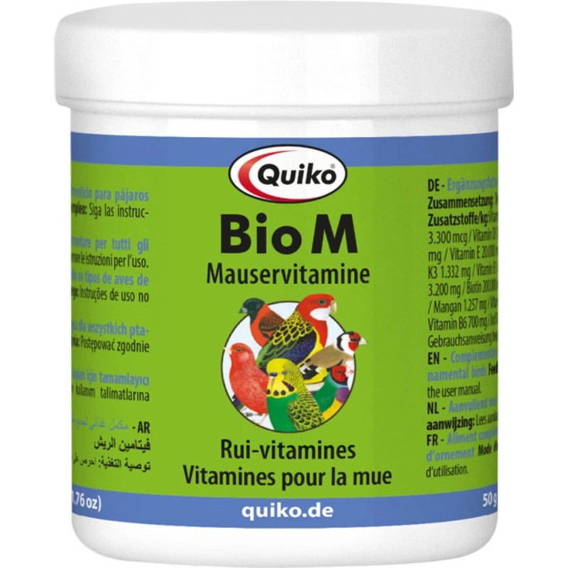 Quiko Bio M - Mauser für Ziervögel - 50 g