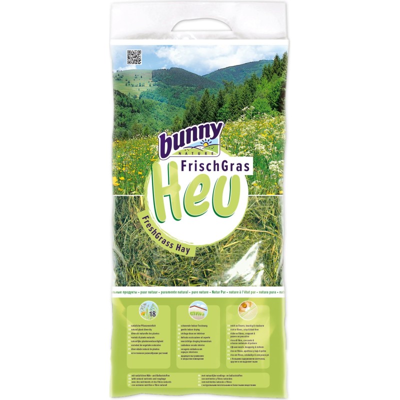 bunny FrischGras Heu Natur Pur - 750 g