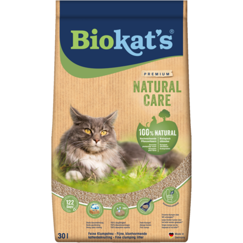 Biokat's Katzenstreu Natural Care - 30 l