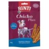 RINTI Chicko Plus 80 Gramm Hundesnacks Sparpaket 12 x 80 Gramm Fischstäbchen mit Lachs & Huhn