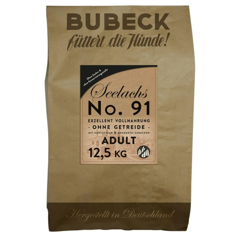 Bubeck Nr. 91 Adult Seelachs mit Kartoffel Hundetrockenfutter Sparpaket 2 x 12,5 Kilogramm