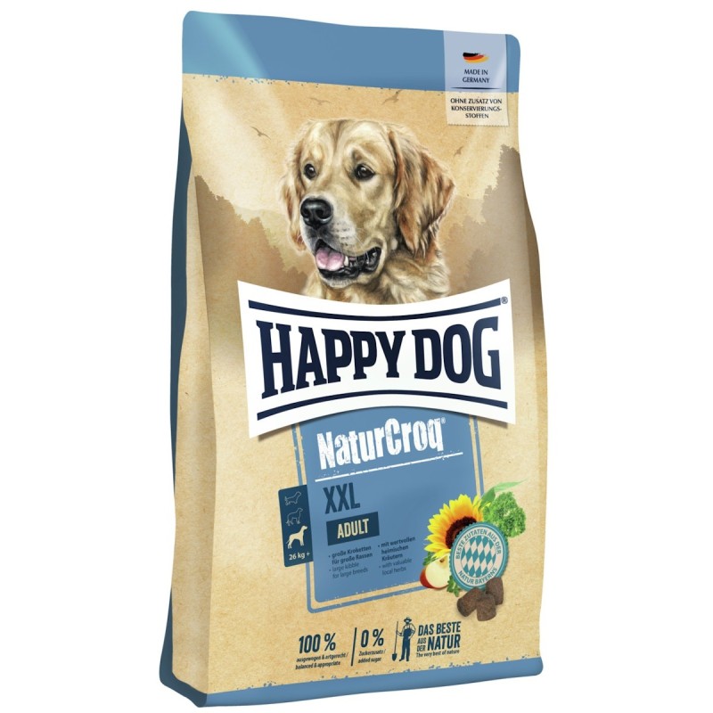 HAPPY DOG NaturCroq XXL Hundetrockenfutter 15 Kilogramm