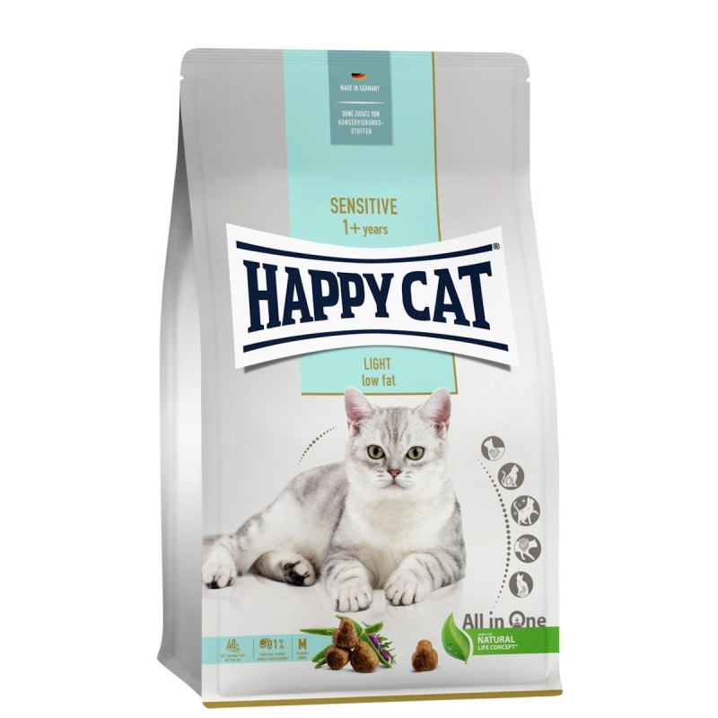 HAPPY CAT Supreme Sensitive Adult Light Katzentrockenfutter 10 Kilogramm