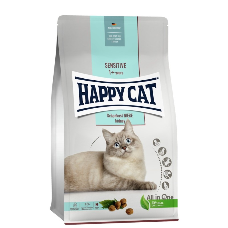 HAPPY CAT Supreme Sensitive Schonkost Niere Katzentrockenfutter 4 Kilogramm