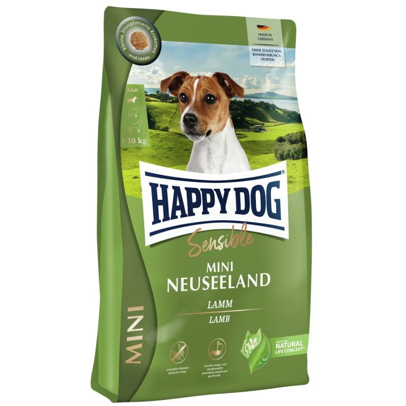 HAPPY DOG Sensible Mini Neuseeland Hundetrockenfutter Sparpaket 2 x 10 Kilogramm