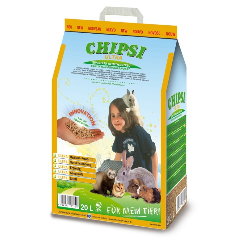 CHIPSI ULTRA Einstreu Sparpaket 2 x 20 Liter