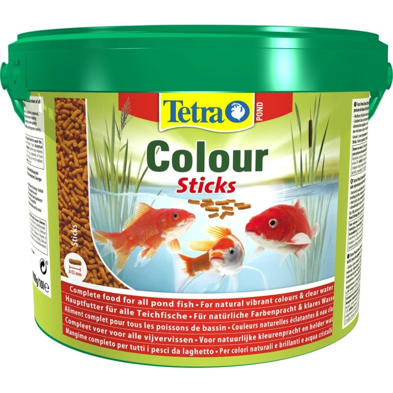 Tetra Pond Color Sticks Teichfischfutter Sparpaket 2 x 10 Liter