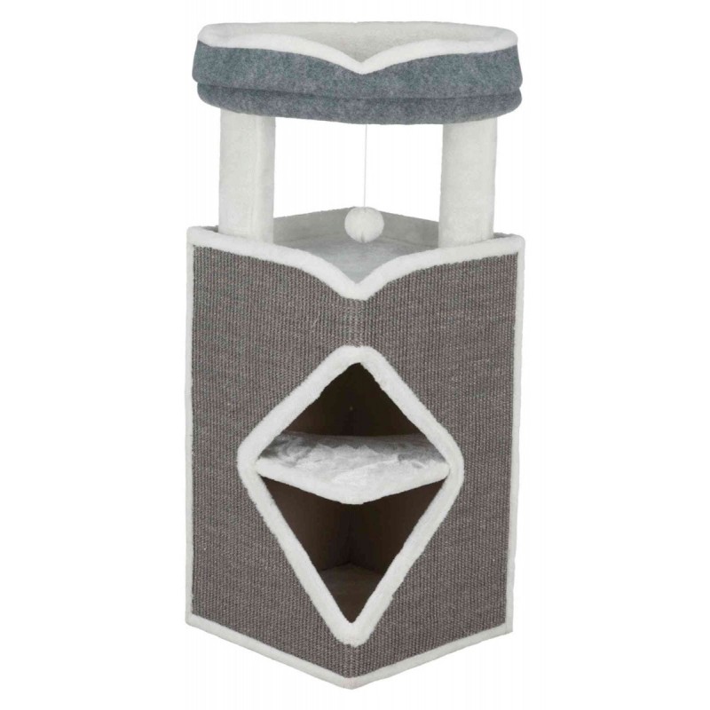 TRIXIE Kratzbaum Cat Tower Arma 54x54x98cm grau/blau/grau