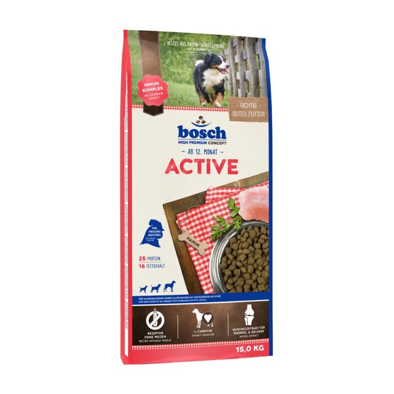 bosch Active Hundetrockenfutter 15 Kilogramm